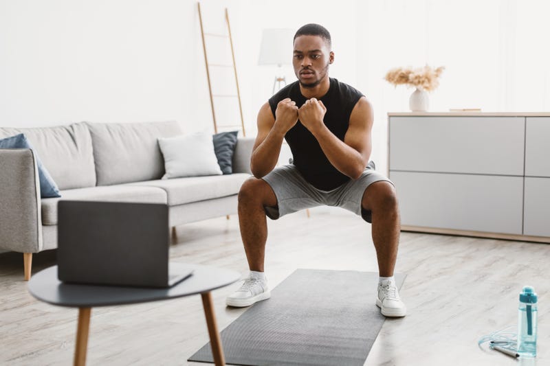 working out at home