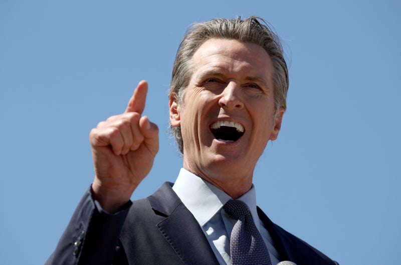 California Gov. Gavin Newsom speaks during a news conference at San Francisco General Hospital on June 10, 2021 in San Francisco, California.