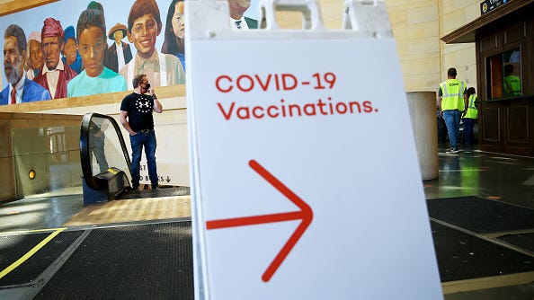 US expected to fall short of vaccinating 70% of adults by July 4th