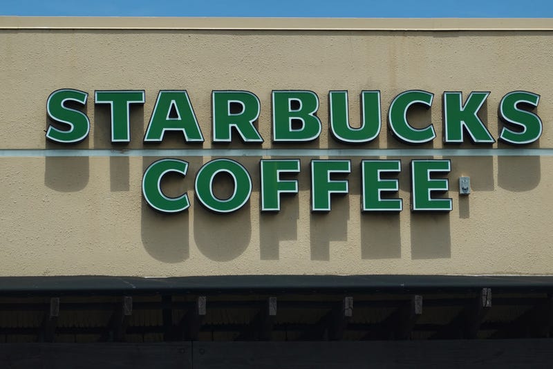 A Starbucks coffee shop's sign is seen as the company reported supply shortages at some coffee shops on June 11, 2021 in Miami, Florida.