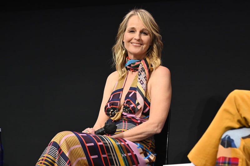  Helen Hunt participates in a panel discussion during STARZ’s "Blindspotting" premiere 