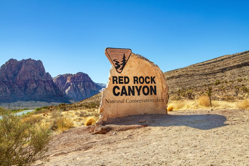 Sign for Red Rock Canyon National Conservation Area