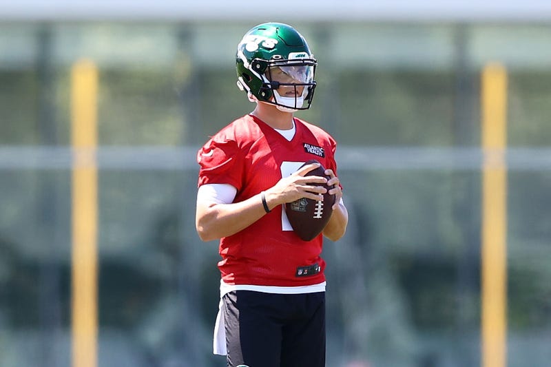 Jets quarterback Zach Wilson.