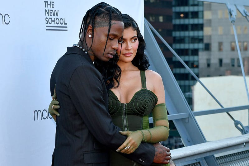 Travis Scott and Kylie Jenner attend the The 72nd Annual Parsons Benefit at Pier 17 on June 15, 2021 in New York City