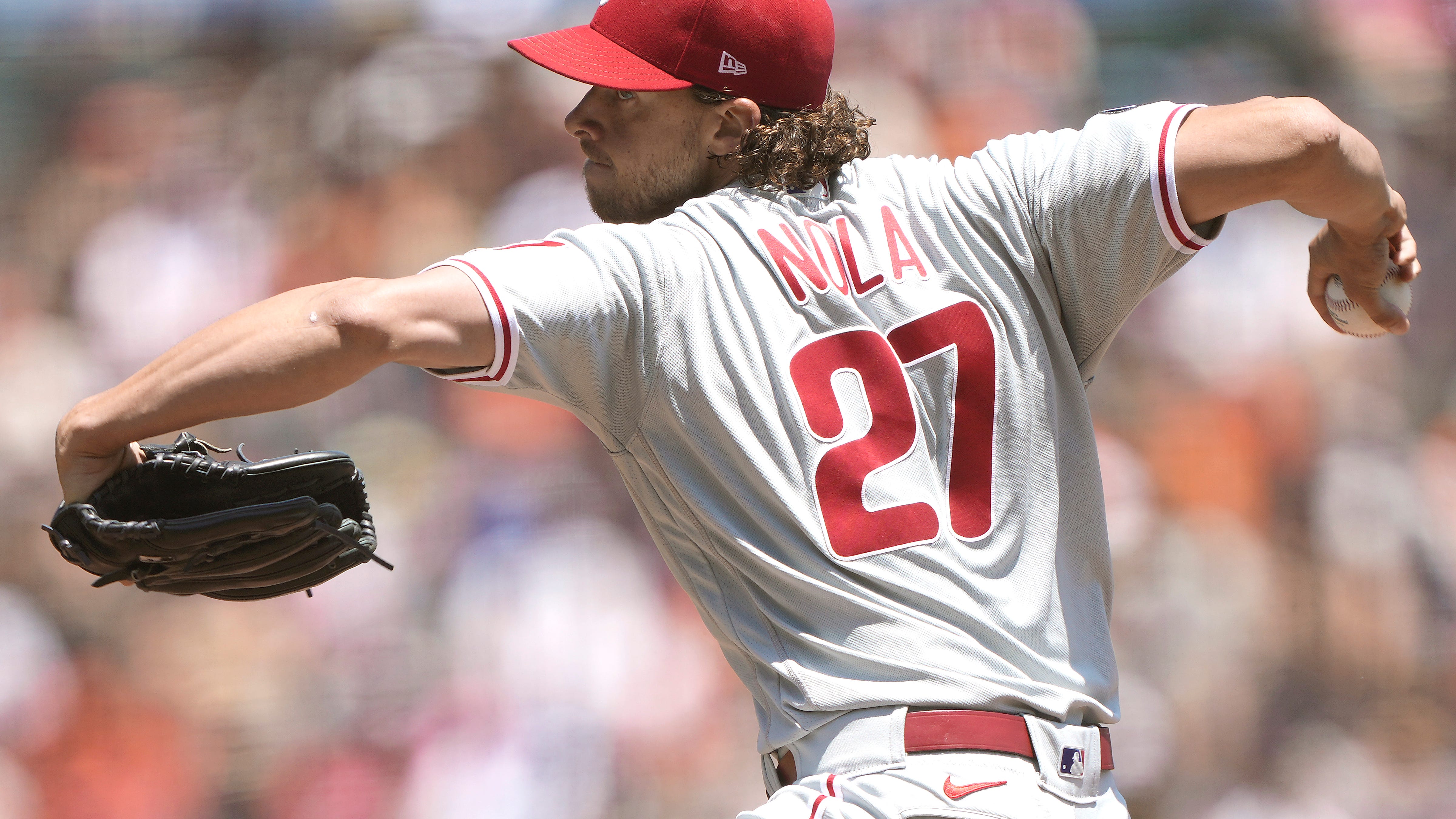 10 special K's: Phillies' Aaron Nola ties MLB record for consecutive strikeouts