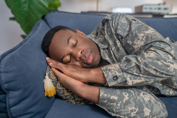 Soldier Sleeping