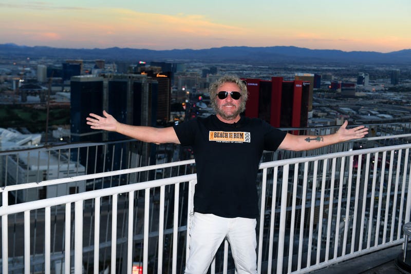 Rock & Roll Hall of Fame inductee Sammy Hagar attends the announcement of his residency at The STRAT Hotel, Casino & SkyPod on June 28, 2021 in Las Vegas, Nevada. 