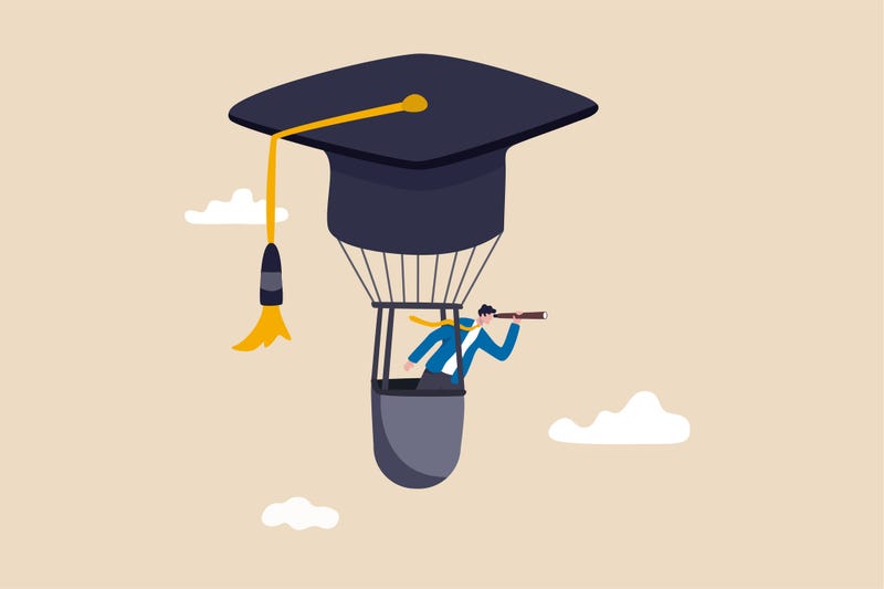 Student looking for education. 