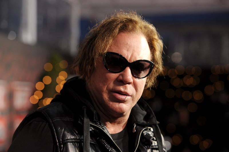 Actor Mickey Rourke attends UFC on Fox: Live Heavyweight Championship at the Honda Center on November 12, 2011 in Anaheim, California.