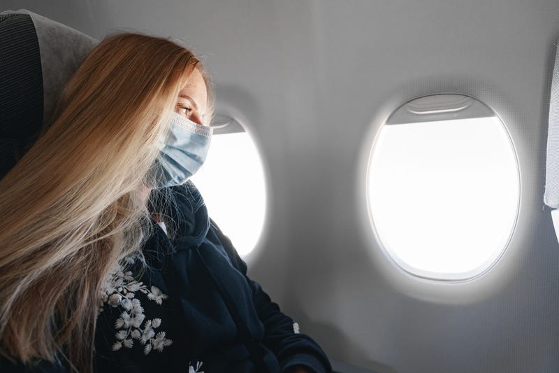 woman wearing mask