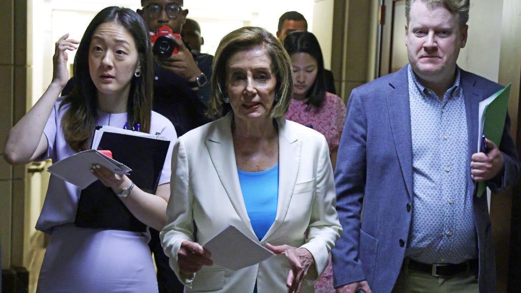 Pelosi press office trolls Trump as ‘twice impeached Florida retiree’