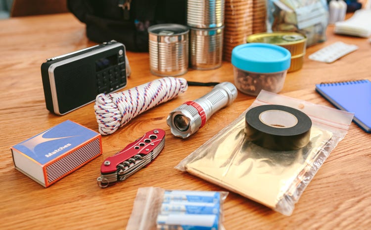 emergency prep supplies