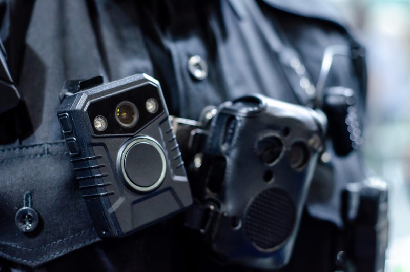 police officer vest and body cam