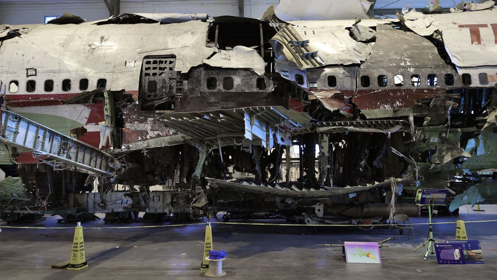 Remains of TWA Flight 800 to be scrapped, 25 years later