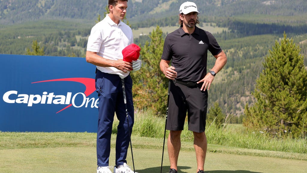 Tom Brady and Aaron Rodgers team up to play Josh Allen-Patrick Mahomes in "The Match"