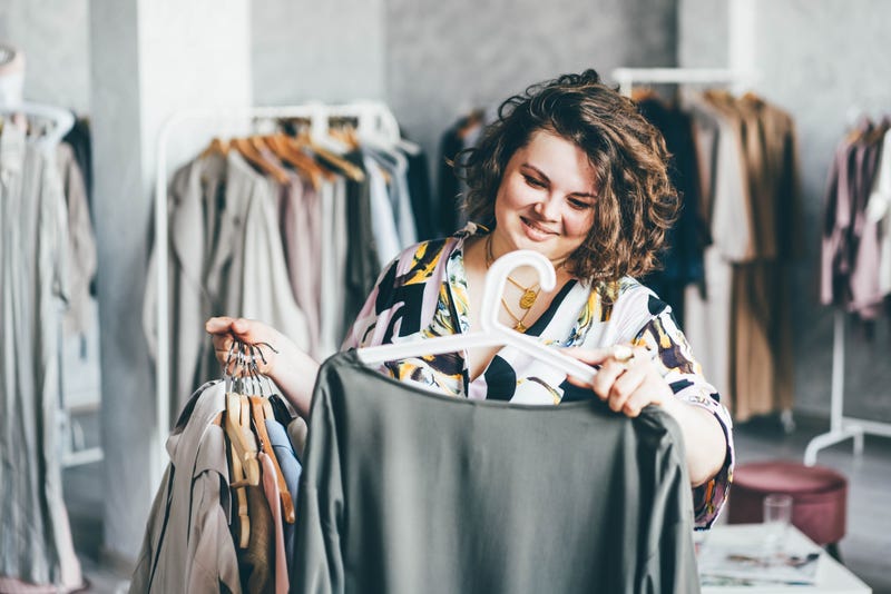 Woman Clothes Shopping