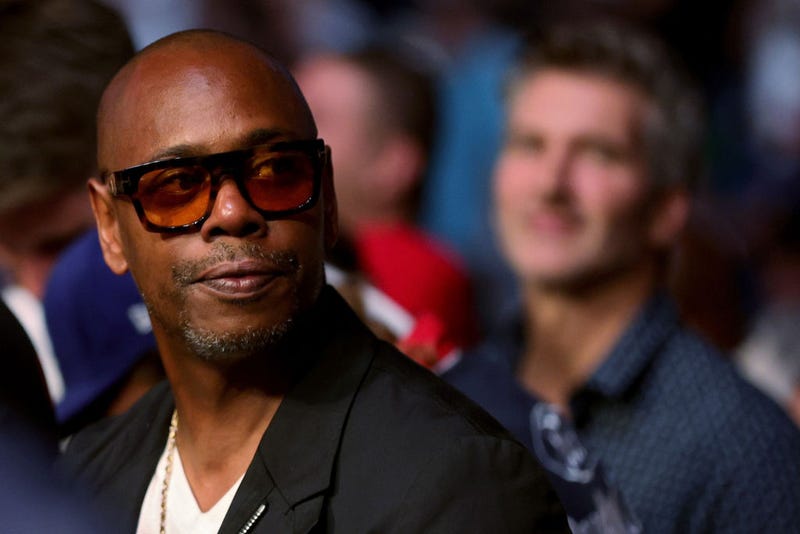 Dave Chappelle looks on during UFC 264: Poirier v McGregor 3 at T-Mobile Arena on July 10, 2021 in Las Vegas, Nevada. (Photo by Stacy Revere/Getty Images)