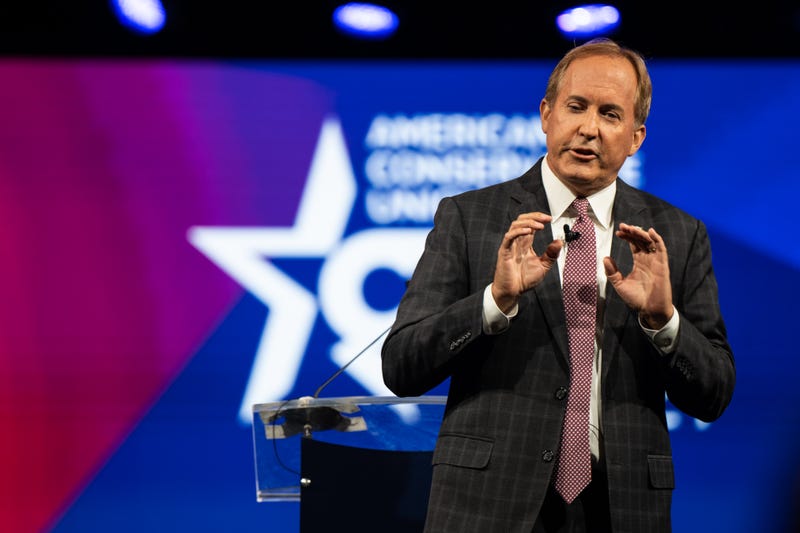 Texas Attorney General Ken Paxton speaks during the Conservative Political Action Conference CPAC held at the Hilton Anatole on July 11, 2021 in Dallas, Texas.