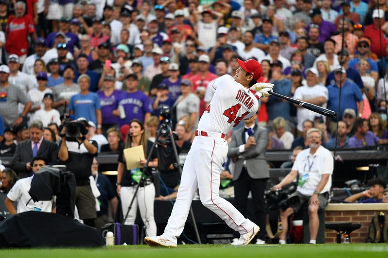 Angels star Shohei Ohtani in the HR Derby.