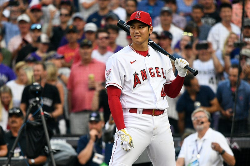 Angels star Shohei Ohtani in the HR Derby.