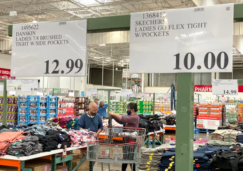 Customers shop at a Costco store in Novato, California.