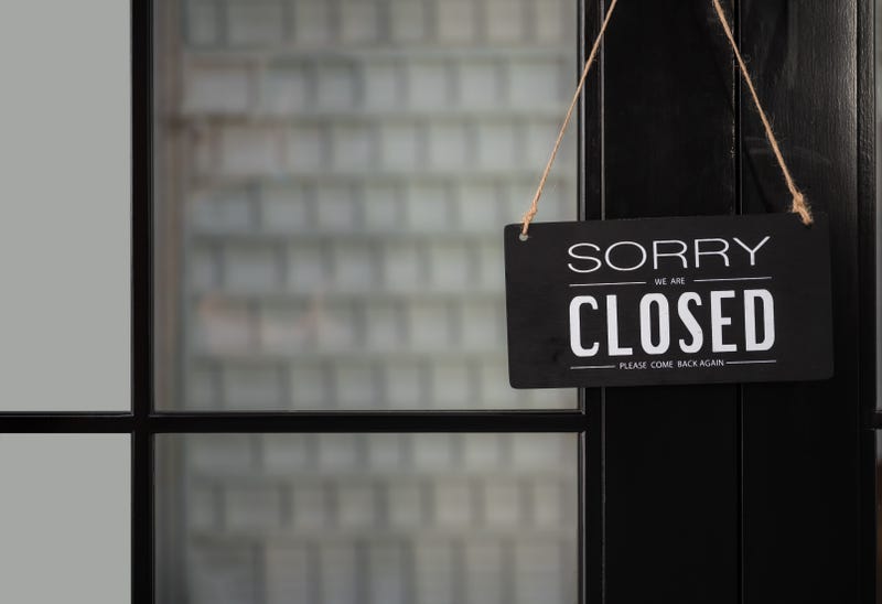 Bar closed sign