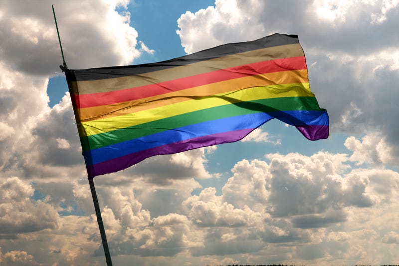 The rainbow flag New LGTB, pride, progress, rainbow, abstract, banner, lgbtq lesbian, parade month, pride