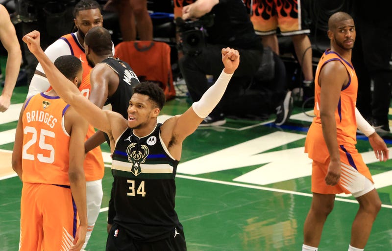 Bucks star Giannis Antetokounmpo.