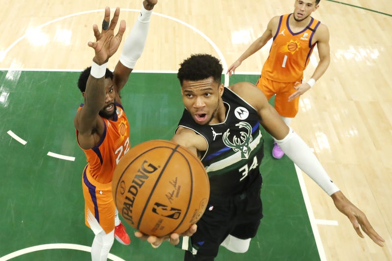 Bucks star Giannis Antetokounmpo.