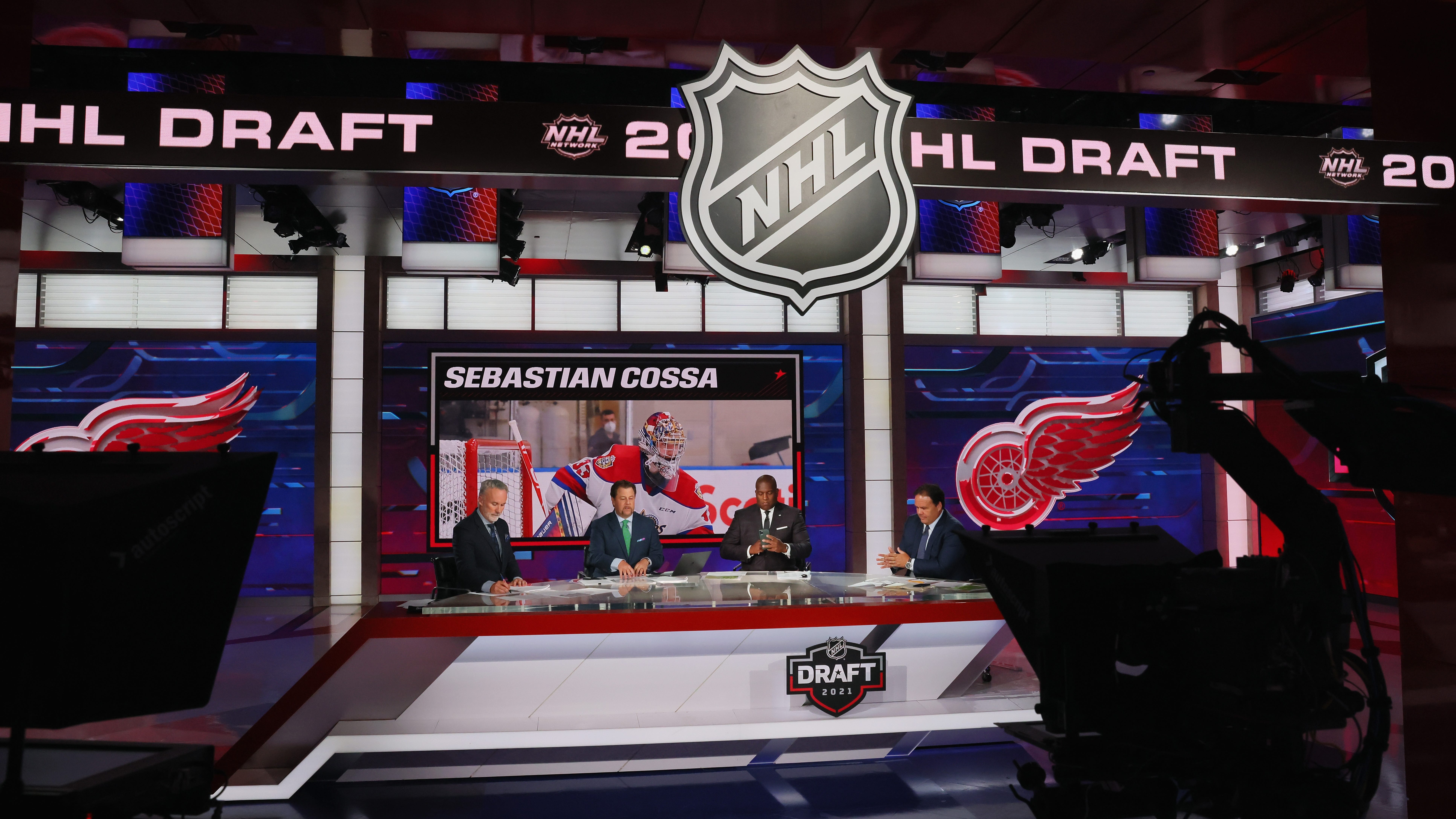 Red Wings' Sebastian Cossa: "I’m going to be the best goalie in this draft"