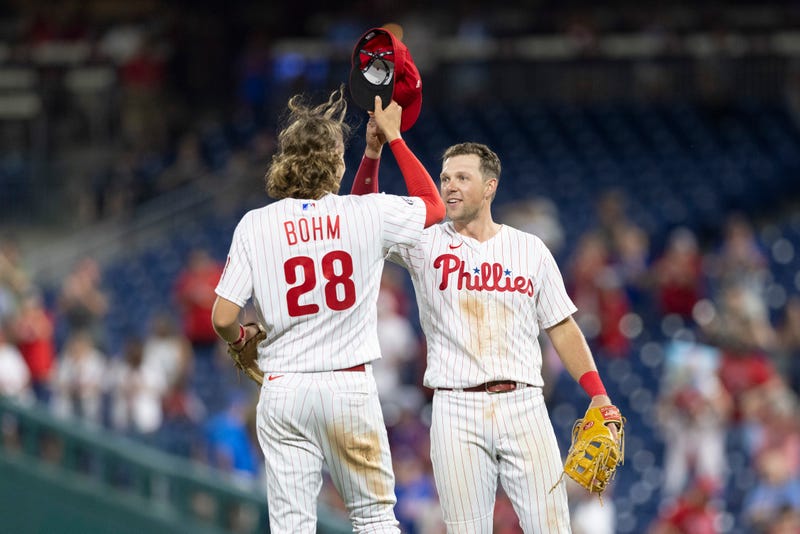 Phillies Alec Bohm and Rhys Hoskins