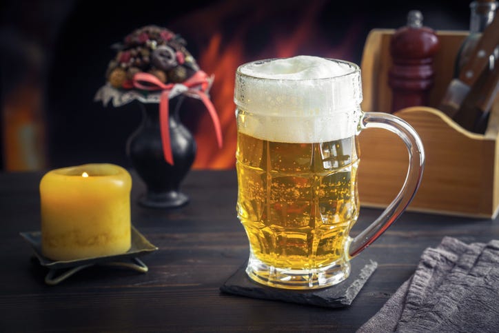 Candle And Beer