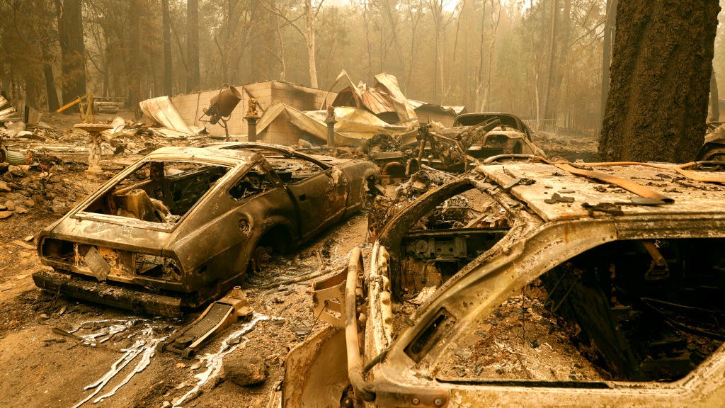 VIDEO: Striking satellite imagery of raging Northern California wildfires