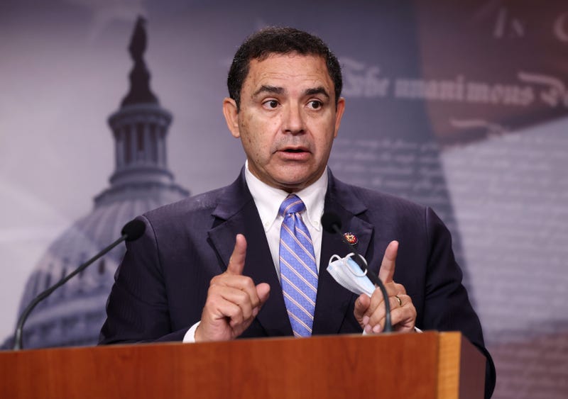 U.S. Rep. Henry Cuellar (D-TX) speaks on southern border security and illegal immigration, during a news conference at the U.S. Capitol on July 30, 2021, in Washington, DC.