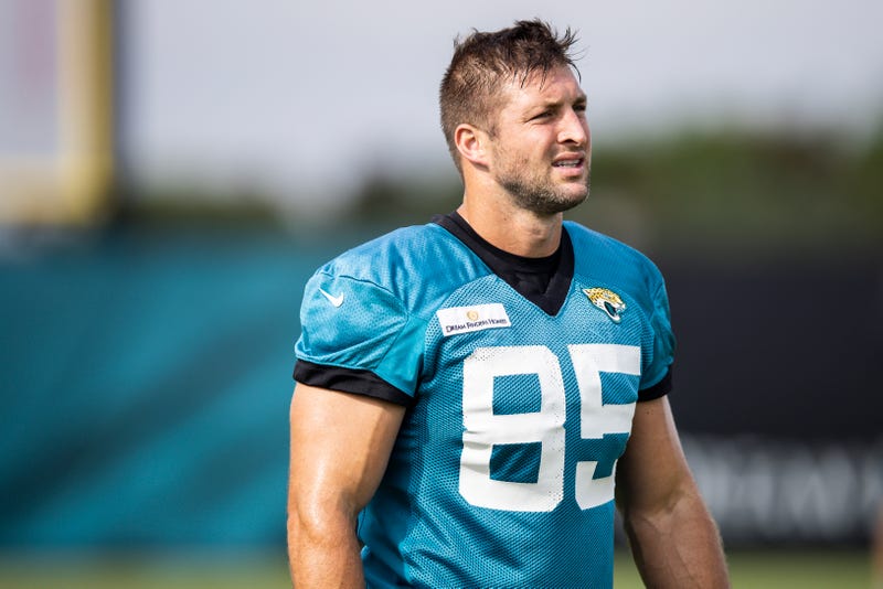 Former Jaguars tight end Tim Tebow.