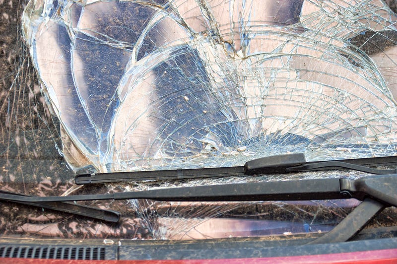 A couple who had been dating appeared to vent their frustrations out on each other's vehicles last Friday as they bashed windshields, cracked glass and slashed tires, police said.