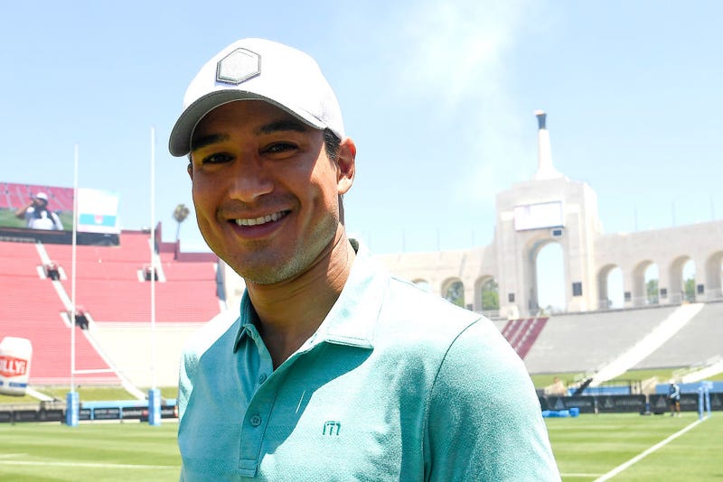 Mario Lopez attends the match between the LA Giltinis and the Rugby Atlanta at Los Angeles Coliseum on August 01, 2021 in Los Angeles, California.