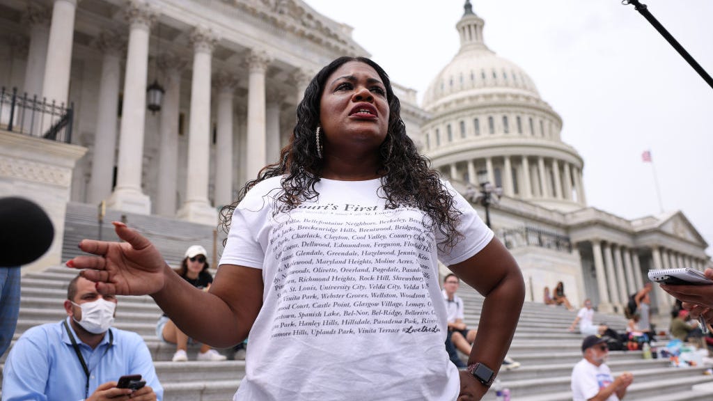 Ferguson police unaware of Rep. Cori Bush's claim white supremacists shot at her, other protesters