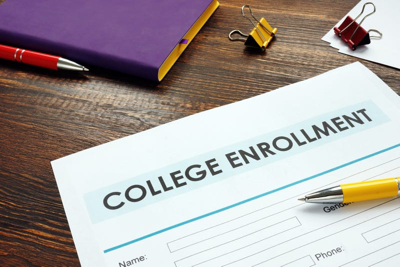 College application stock photo