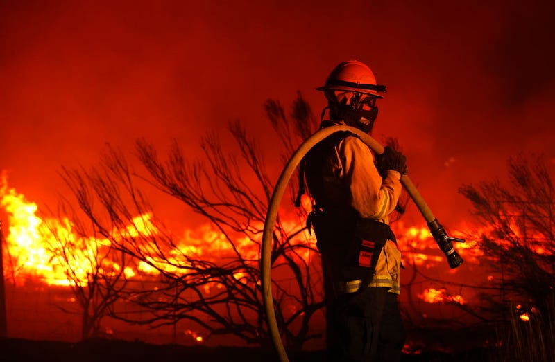 Hundreds of Bay Area firefighters are helping to battle the multiple wildfires raging across Northern California.