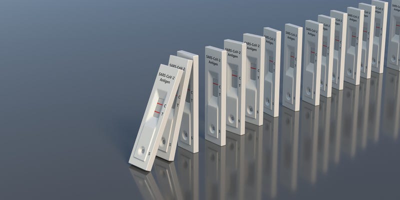 At-home COVID tests. 