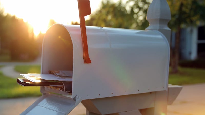 A mailbox.