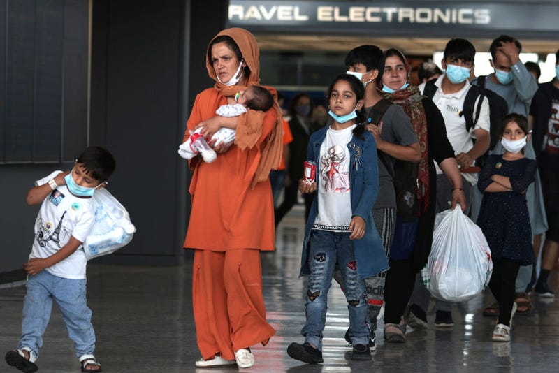 Afghan refugess