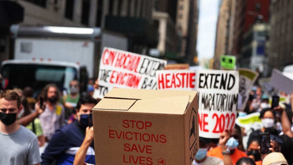 NY's eviction ban set to expire next week amid rent relief shutdown