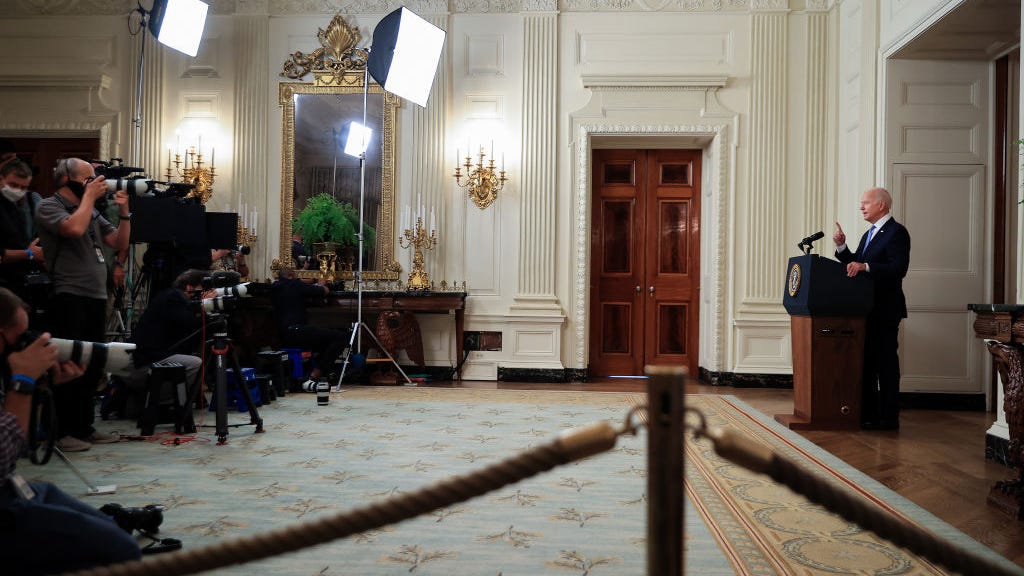 Biden hails U.S.-led evacuations from Afghanistan as 'extraordinary success'