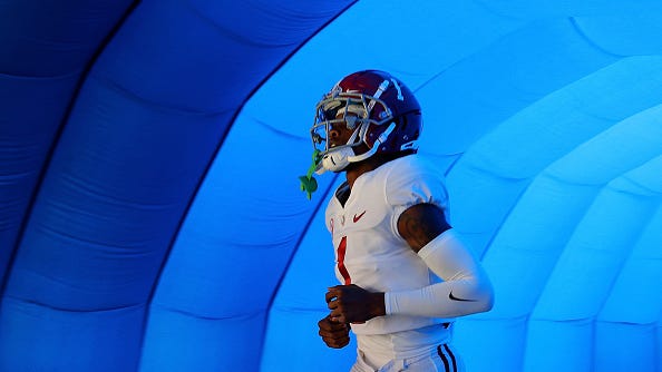 Jameson Williams says he, DeVonta Smith would form 'most explosive offense in the NFL'