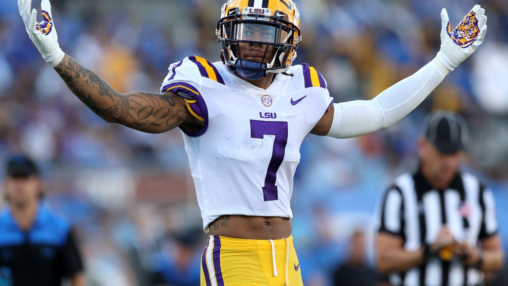 LSU's Derek Stingley Jr. out indefinitely after procedure on injured foot