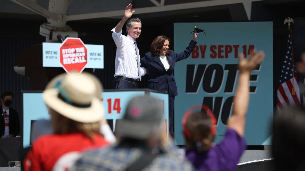 Newsom, Harris readying 2024 presidential runs – if Biden doesn't run again: Report