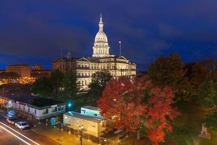 Michigan's Capitol building.