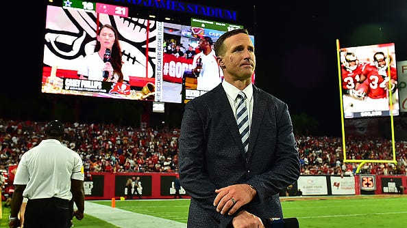 Drew Brees' early returns on 'Football Night in America' are excellent